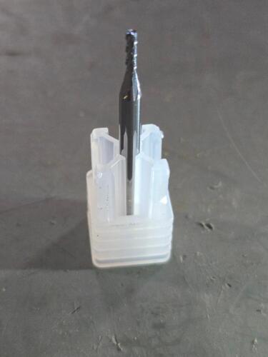 DESCRIPTION: (6) SOLID CARBIDE SQ END MILL BRAND/MODEL: ROBBJACK SEM04-20319 SIZE: .059" DIA .250" LOC RETAIL$: 18.7 QTY: 6