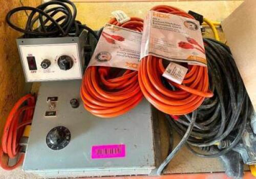 ASSORTED ELECTRICAL PANELS & SUPPLIES AS SHOWN
