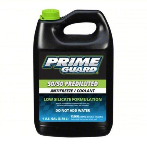 DESCRIPTION: (2) PREDILUTED ANTIFREEZE/COOLANT BRAND/MODEL: PRIME GUARD PRIMEGREEN50 SIZE: 1 GAL RETAIL$: 28.28 QTY: 2