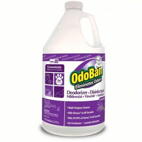 DESCRIPTION: (1) DEODORIZER/ DISINFECTANT CLEANER BRAND/MODEL: ODOBAN 36P407 SIZE: 1 GALL RETAIL$: 45.1 QTY: 1