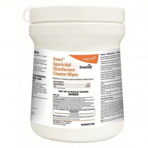 DESCRIPTION: (6) AVERT DISINFECTING WIPES DIVERSEY 100895790 160 Ct. $151.77 6 QTY: 6