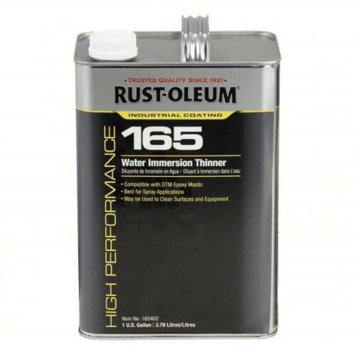 DESCRIPTION: (1) WATER IMMERSION THINNER BRAND/MODEL: RUST-OLEUM 165402 SIZE: 1 GAL RETAIL$: 100.29 QTY: 1