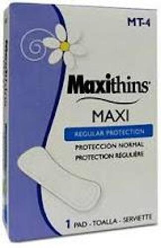 DESCRIPTION: (12) SANITARY NAPKINS BRAND/MODEL: MAXITHINS #MT-4 QTY: 12