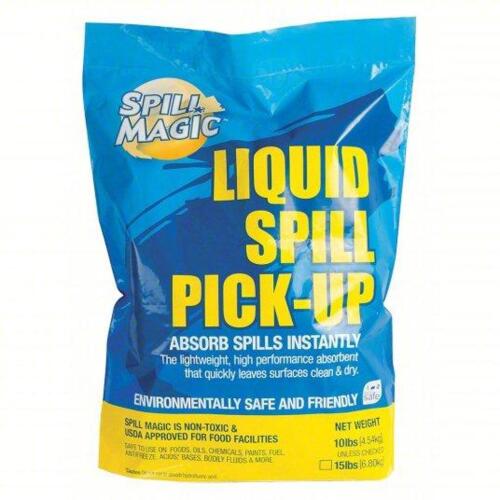 DESCRIPTION: (3) GRANULAR SORBENT BRAND/MODEL: SPILL MAGIC 97110 SIZE: 10LB RETAIL$: 59.98 QTY: 3