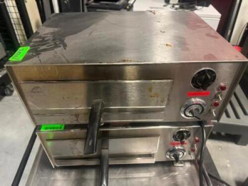 DESCRIPTION NEMCO COUNTER TOP PIZZA OVEN BRAND / MODEL: NEMCO ADDITIONAL INFORMATION 115 VOLT, 1 PHASE LOCATION THEATER QTY 1