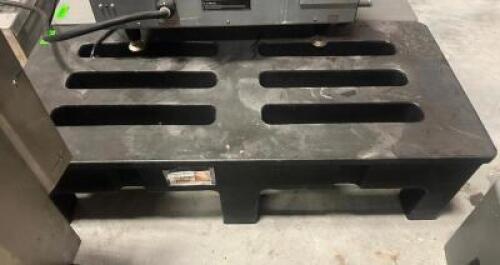 DESCRIPTION 42" HEAVY DUTY BLACK PLASTIC DUNNAGE RACK LOCATION THEATER QTY 1