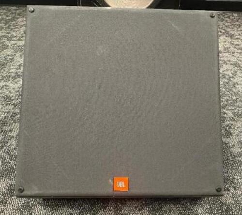 DESCRIPTION (2) JBL MODEL 3310 CINEMA SURROUND SPEAKERS BRAND / MODEL: JBL MODEL 3310 THIS LOT IS: SOLD BY THE PIECE LOCATION THEATER QTY 2