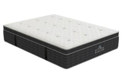 GLACIER MT. EVEREST LUXURY FIRM HYBRID EURO TOP KING MATTRESS