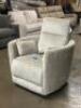 GARDLEY 38" FABRIC POWER SWIVEL RECLINER - 2