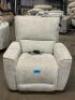 DEKLYN 40" ZER GRAVITY FABRIC RECLINER