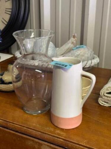 VINTAGE CREMER CUP AND VASE