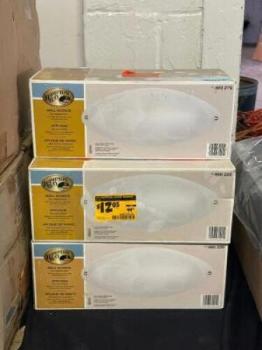 (3) - WALL SCONCES