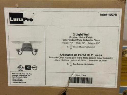 BRUSHED NICKEL WALL LIGHT