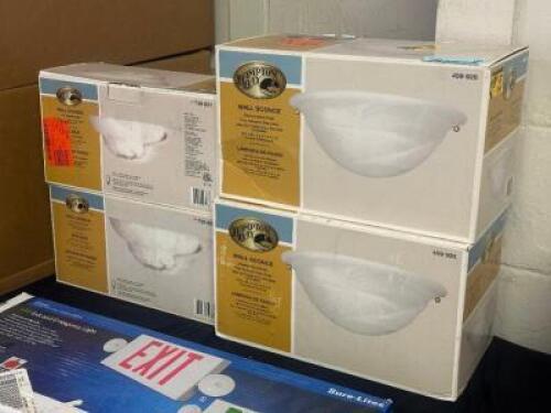 (4) - WALL SCONCES