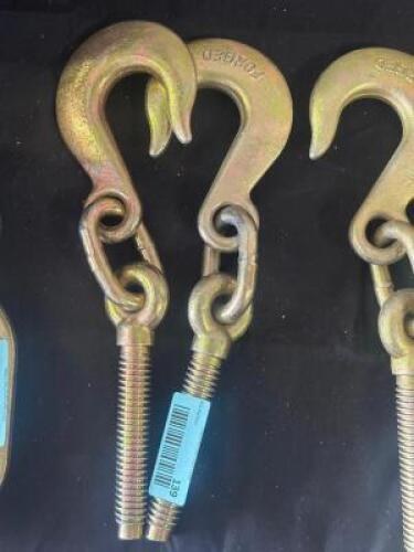 (2) - BINDER HOOKS