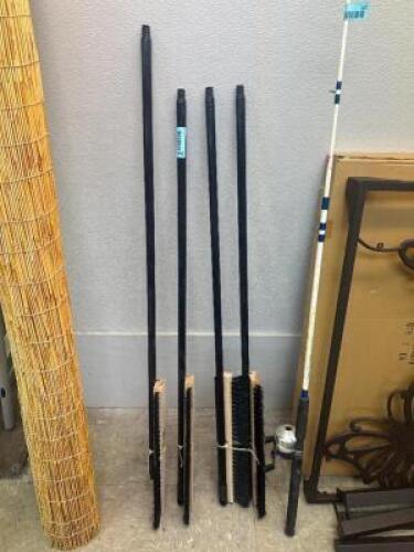 (4) - SHOP BROOMS