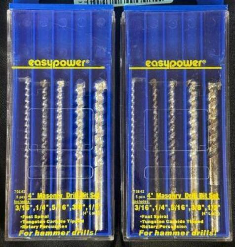 (2) - DRILL BIT SETS