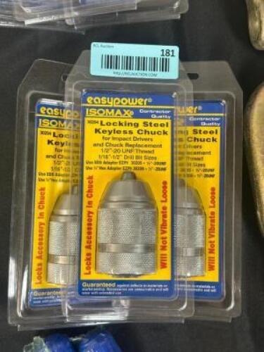 (3) - KEYLESS CHUCKS