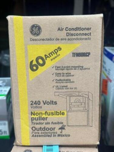 (2) - 60 AMP AIR CONDITIONER DISCONNECTS
