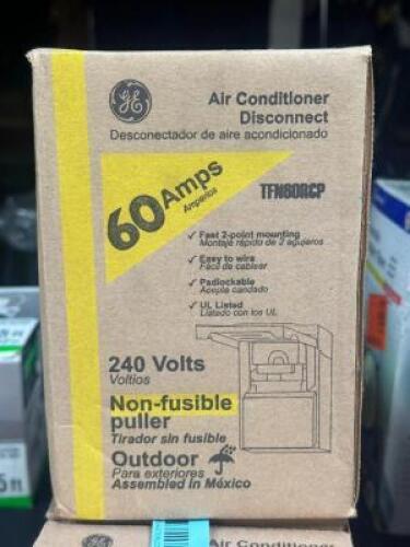 (2) - 60 AMP AIR CONDITIONER DISCONNECTS