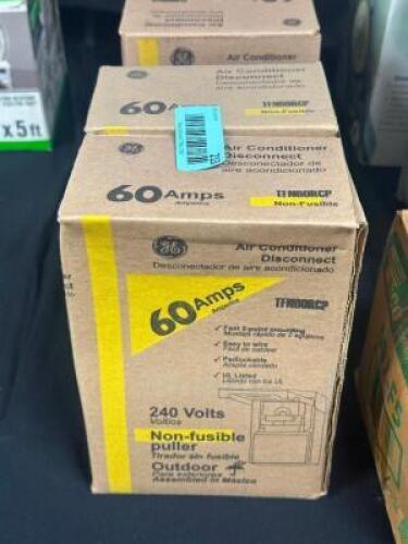 (2) - 60 AMP AIR CONDITIONER DISCONNECTS
