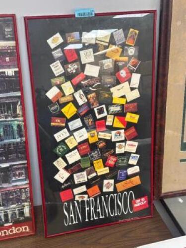 BARS OF SAN FRANCISCO FRAMED PRINT