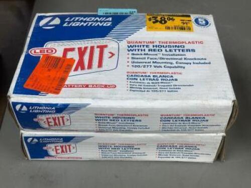 (2) - EXIT SIGNS