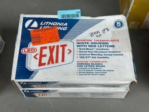 (2) - EXIT SIGNS