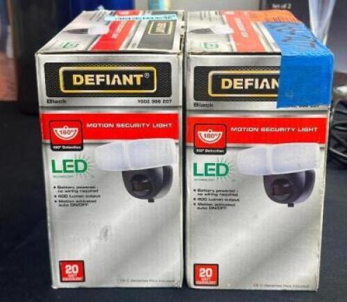 (2) - MOTION SECURITY LIGHTS