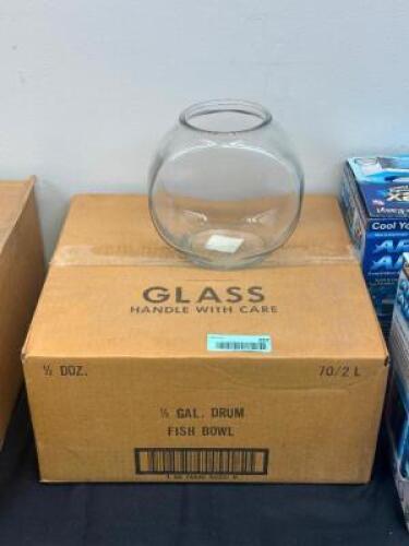 CASE OF FISH BOWLS