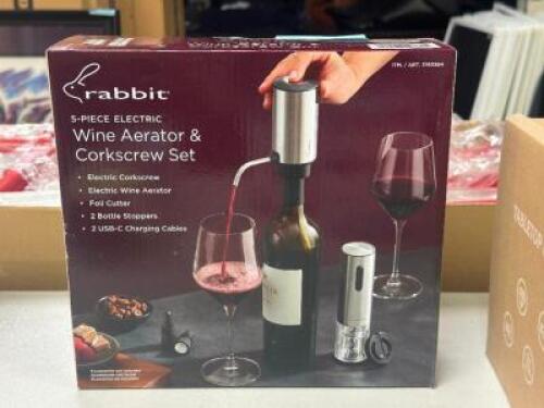 5 PC. WINE AERATOR AND CORKSCREW SET