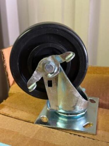 (8) - HEAVY DUTY 4 INCH CASTERS W/ HARDWARE