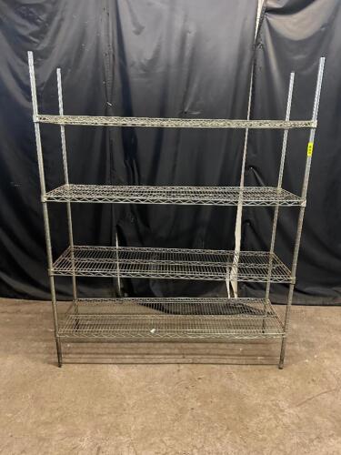 60" X 24" FOUR TIER WIRE SHELF