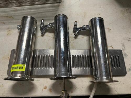 (3) TAP TOWERS AND (1) DRAIN TRAY COVER