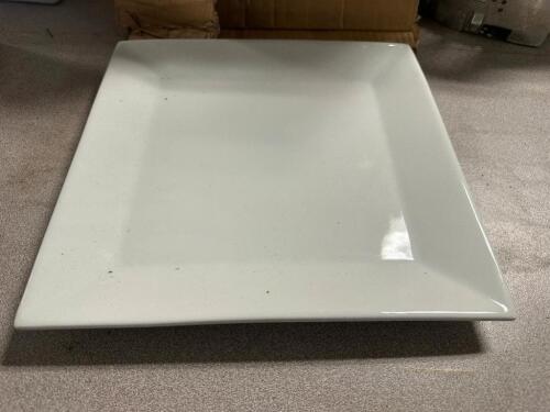 (8) 12" X 12" CHINA PLATES ( NEW )