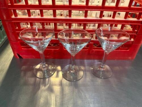 (12) MARTINI GLASSES