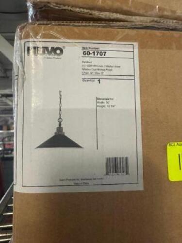 (3) UVO PENDANT LIGHT FIXTURES ( NEW IN THE BOX )