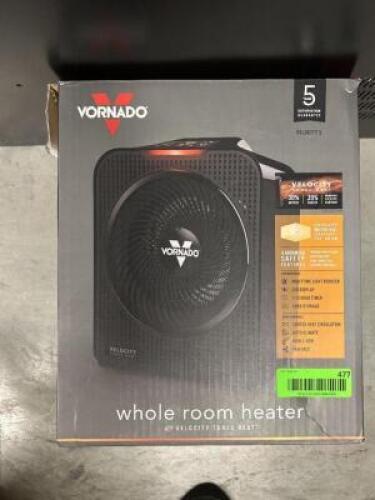DESCRIPTION VORNADO WHOLE ROOM HEATER QTY 1