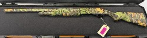 DESCRIPTION AKKAR CZ 612 MAGNUM 12 GAUGE SHOTGUN, 4+1 CAPACITY, 3.5" CHAMBER, 26" MOSSY OAK FINISH , VENT RIB BARREL. BRAND / MODEL: AK
