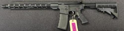 DESCRIPTION ANDERSON MANUFACTURING AM-15 SEMI-AUTOMATIC RIFLE, CHAMBERED IN 5.56 NATO / .223 REM, 16" BARREL, 30+1 CAPACITY, FLAT-TOP RECEIVER, FORWAR