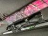 DESCRIPTION SAVAGE ARMS AXIS COMPACT MODEL 57271, .223 REMINGTON, 4 + 1 CAPACITY, 20" BARREL, SYNTHETIC GIRL STOCK INCLUDES WEAVER 3-9x40 MM SCOPE BRA - 3
