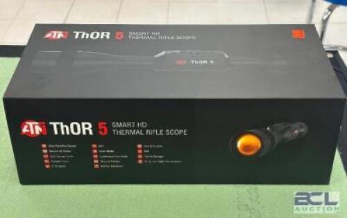 DESCRIPTION THOR 5 320 3-12X HD THERMAL RIFLE SCOPE BRAND / MODEL: ATN ADDITIONAL INFORMATION 2199 ADDITIONAL INFORMATION NEW IN BOX SIZE OPTICS COUNT