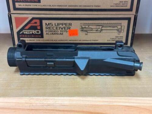 DESCRIPTION M5 UPPER RECEIVER BRAND / MODEL: AERO PRECISION SIZE OPTICS COUNTER LOCATION ONE MONEY QTY 1