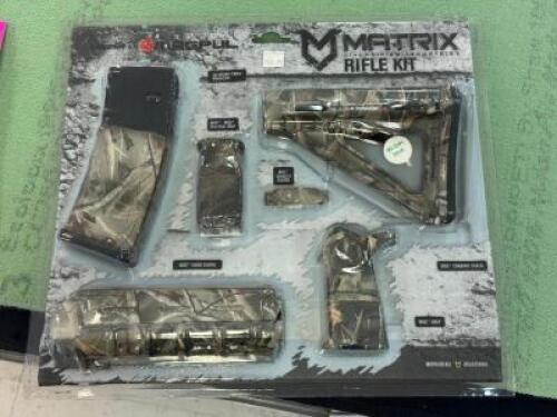 DESCRIPTION MAGPUL RIFLE KIT BRAND / MODEL: MATRIX SIZE OPTICS COUNTER LOCATION ONE MONEY QTY 1