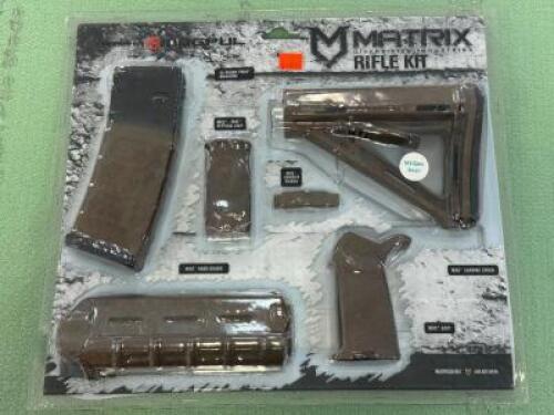 DESCRIPTION MAGPUL RIFLE KIT BRAND / MODEL: MATRIX SIZE OPTICS COUNTER LOCATION ONE MONEY QTY 1