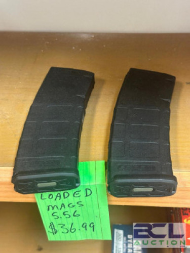 DESCRIPTION (2) - LOADED MAGS SIZE OPTICS COUNTER LOCATION SOLD BY THE PIECE QTY 2