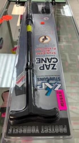 DESCRIPTION ZAP CAN W/ FLASH LIGHT ADDITIONAL INFORMATION RETAILS FOR $104.99 LOCATION GUN COUNTER QTY 1
