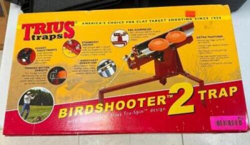 DESCRIPTION TRIUS BIRD SHOOTER 2 TRAP LAUNCHER ADDITIONAL INFORMATION RETAILS FOR $93 LOCATION GUN COUNTER QTY 1