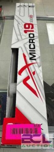 DESCRIPTION (1) PACK OF MICRO19 CROSSBOW ARROS ADDITIONAL INFORMATION RETAILS FOR $97.99 LOCATION KNIFE COUNTER QTY 1