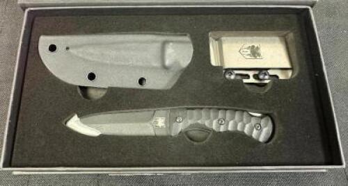 DESCRIPTION COBRATEC FG10PD FOLDER KNIFE WITH G10 HANDLE, STAINLESS STEEL BLADE, AND LINER LOCK MECHANISM BRAND / MODEL: COBRATEC / FG10PD ADDITIONAL